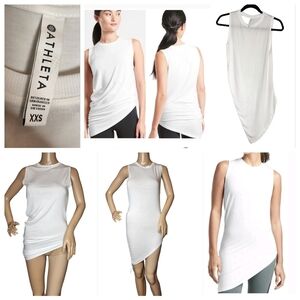 Athleta cloudlight restore asymmetrical yoga tank top.